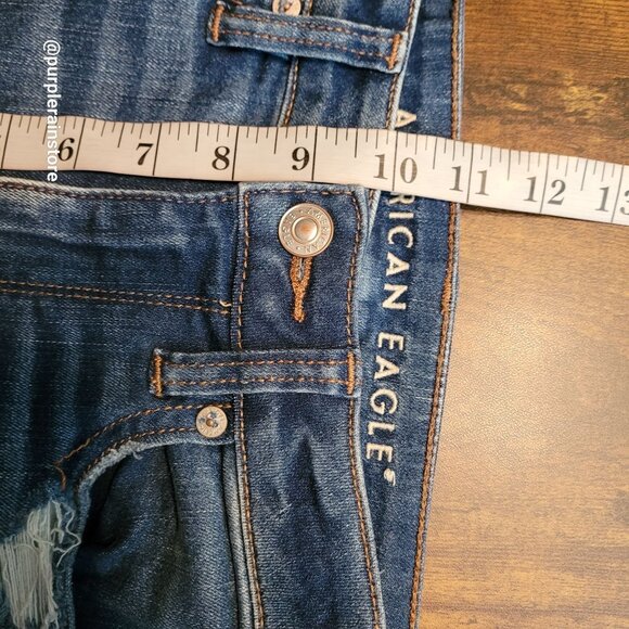 American Eagle Jeans 2 S Jegging Next Level Stretch Super Hi Rise Medium Light - Picture 10 of 13